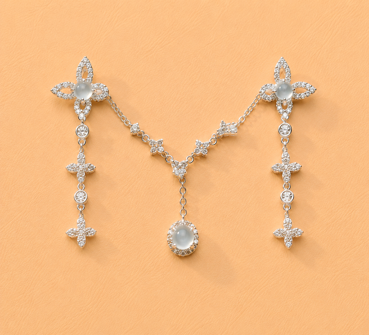 Frosted Blossom Jewellery Set